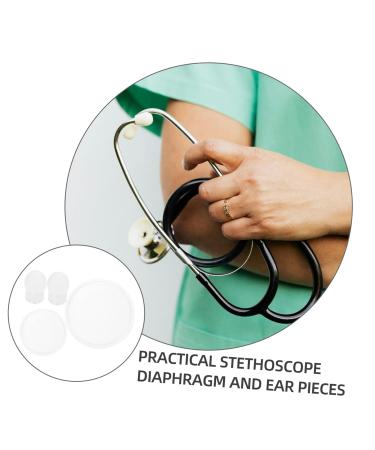 FRCOLOR Stethoscope Parts Set - Diaphragm Bell Cover Ear Tips & Accessories for Medical Professionals - Buy Online on GoSupps.com