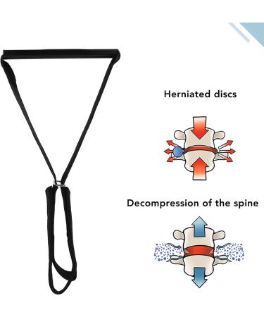 Ejoyous Neck Stretcher Cervical Traction Device Spine Chiropractic Traction Pull Device with Chin Strap for Neck Relaxation - Buy Online on GoSupps.com