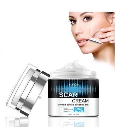 Scar Removal Cream- Effectively and Quickly Repairs and Moisturizes Old and New Scars Suitable for Male and Female Surgery Caesarean Section Burns Scald Scars Scar Cream 1.85 FL OZ/55 ML (1PCS)
