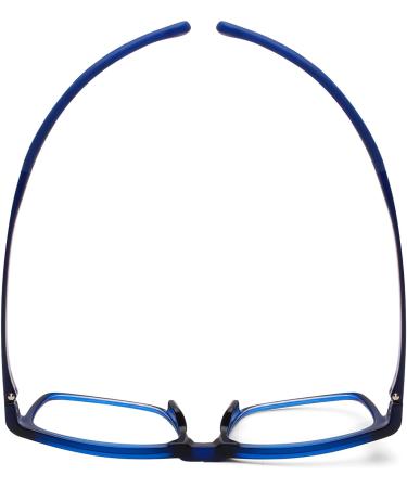 DOOViC Blue Light Filter Reading Glasses - Square Frame Large Lenses Prescription 1216 2.75x - International Shipping Available - Buy Online on GoSupps.com