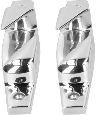 Stainless Steel 6-inch Mooring Cleat Set for Boat Anchoring | Hollow Fair Design | Marine Grade Metal | Boat Mooring Accessories - Buy Online on GoSupps.com