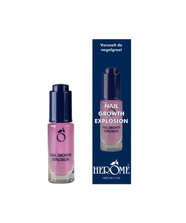 Herome Nail Growth Explosion - Silicon rich formula hydrating for rapid nail growth resulting in strong smooth and healthy nails in no-time - 7ml. Single
