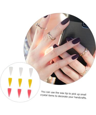 minkissy 27 Pcs Manicure Pen Silicone Head Nail Art Silicone Head Nail Art Pen Head Manicure Pen Head Dotting Pen Wax Head Rhinestone Picker Head Rhinestones Crystal Drilling Pen - Buy Online on GoSupps.com