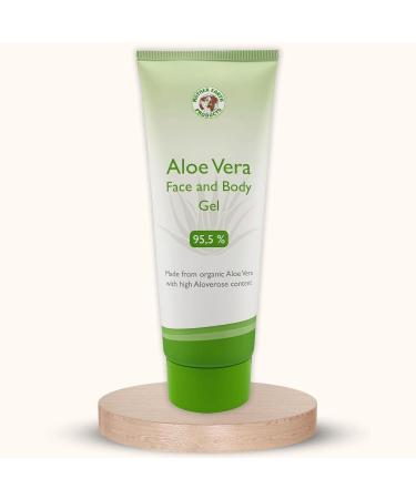 Aloe Vera Face & Body Gel 200ml - 100% Pure Gel for Skin Hair & Scalp Care After Sun & Shave Perfume-Free - Buy Online on GoSupps.com