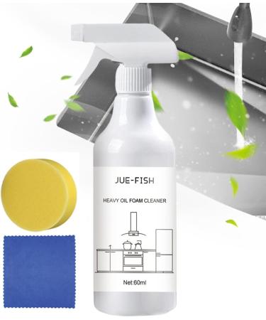 Kitchen Cleaner Spray | All-Purpose Bubble Cleaner Foam Cleaner No Rinse Fade-Resistant Matte Finish Dense Foam for Floor Sink Pot Faucet Stove Klufo - Buy Online on GoSupps.com