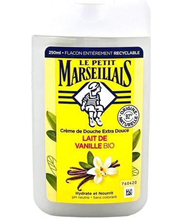LE PETIT MARSEILLAIS - GEL DOUCHE - Lait de Vanille - Lot de 3x 250ml - Buy Online on GoSupps.com