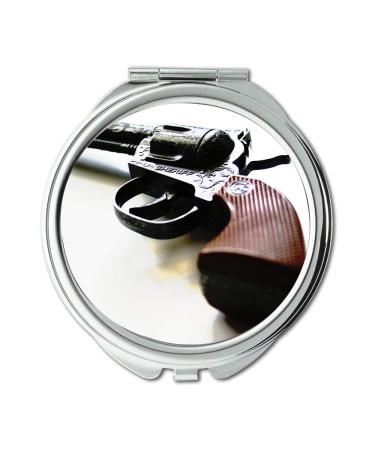 Mirror Travel Mirror pistol bayonet Round Mirror revolver pocket mirror portable mirror