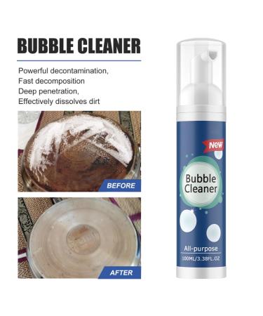 Convergew All Purpose Cleaner 100ml/3.38fl.oz Convergew Cleaner Convergew Bubble Cleaner with Sponge All-Purpose Rinse-Free Foam Cleaning Spray for Kitchen Utensils (3pcs) - Buy Online on GoSupps.com