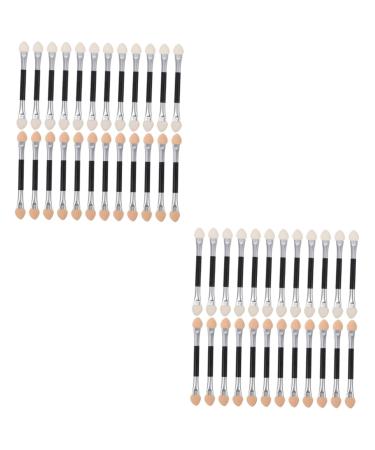 POPETPOP 48 Pcs Latex Eye Shadow Stick Eyeshadow Brush Red Eyeshadow Mini Makeup Makeup Tools Make up 7.5x1x0.5cmx2pcs Beige Khaki X2pcs