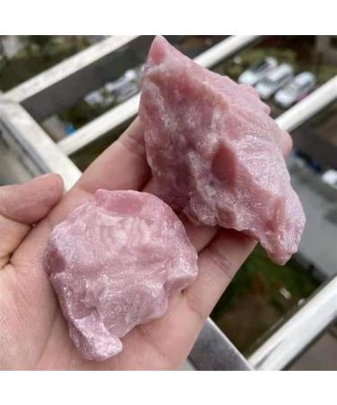 200g-290g Crystal Rough Natural Quartz Raw Pink Opal Chunk Stones 1PC Suitable for Home Room Decoration Stone Mineral Specimen - Buy Online on GoSupps.com
