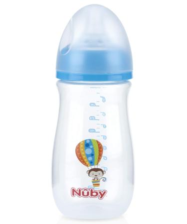 Nuby Tritan Wide Neck Non-Drip Bottles 9oz/270ml 3 Pack - Anti-Colic Air System - 3M - Buy Online on GoSupps.com