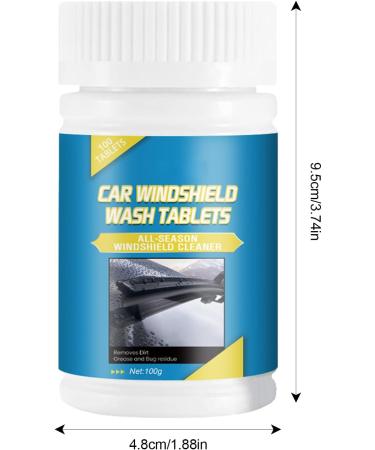 Windshield Fluid Tablets Dissolvable Window Tablets Cleaner | Multifunctional Car Exterior Cleaning Accessories for Dirt Mud Grease Stains Removal Lencyh - Buy Online on GoSupps.com