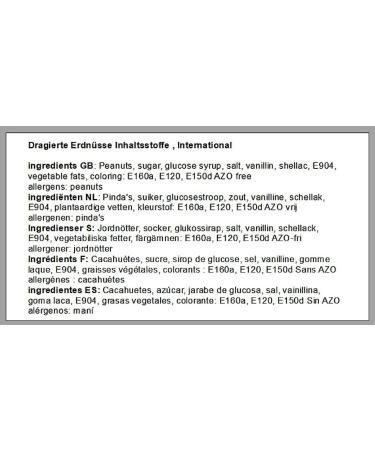  pin24shop 250g of sugar-coated peanuts smooth and candied just like in the old days - Buy Online on GoSupps.com