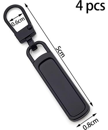 Buy 4 Pieces Black Zipper Spare Parts Zipper Sliders Pull Tabs & Clips for Bags Tents Luggage & Backpacks - Buy Online on GoSupps.com