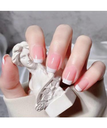 24-Sheet French Nail Sticker Self-adhesive Manicure Line Sticker for Nail Art Salon Home French Tip Guides Stickers D cor Nail Art Accessories - Buy Online on GoSupps.com