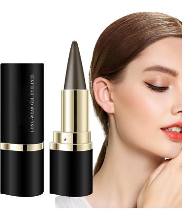WJnflQN Gel Liner Dark Defines lines waterproof eyeliner Dirtresistant makeup stick for outdoor party night work home daily use travel wedding brown - Buy Online on GoSupps.com