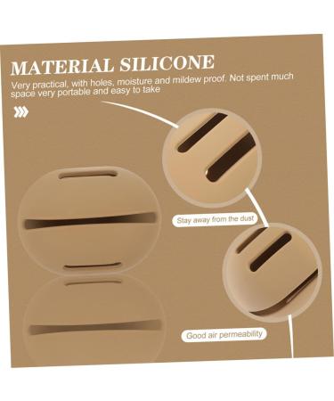 Buy Hemoton 1 Set Powder Puff Storage Box Organizer - Dog Miss Khaki 20x4.8CM | International Shipping Available - Buy Online on GoSupps.com