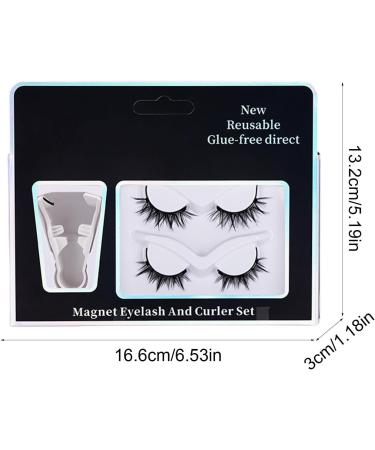 Wpsagek Magnetic Lashes With Applicator Glue- Magnetic Eyelashes Kit 3 Pairs Reusable Magnetic Eyelashes With Applicator Easy To Wear And - Buy Online on GoSupps.com