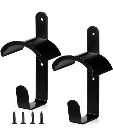 Hicarer 2 bridles for horses black with hooks and 4 screws wall bracket bridle bracket for horses barn bridle stable storage horse race derby daily needs