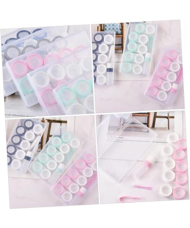 Solustrie 6-Sentence Portable Storage Box for Colored Contact Lenses - Contact Lens Case Kit - Travel-Friendly White Container - Buy Online on GoSupps.com