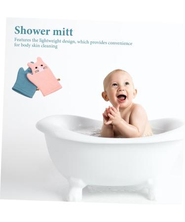 POPETPOP 2 Pairs Children's Bath Gloves Shower Supplies Shower Mittens Exfoliating Mitt Bath Mittens Rough Bath Mitt Bath Foaming Mittens Shower Mitts Shower Gloves Tool Baby Cotton Girl - Buy Online on GoSupps.com