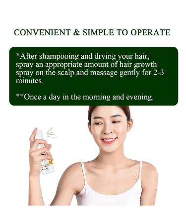 Serum Hair Growth - Accelerate Ginger Growth | Anti-Hair Failure | Strengthens Roots | 20ml for Men & Women - Buy Online on GoSupps.com