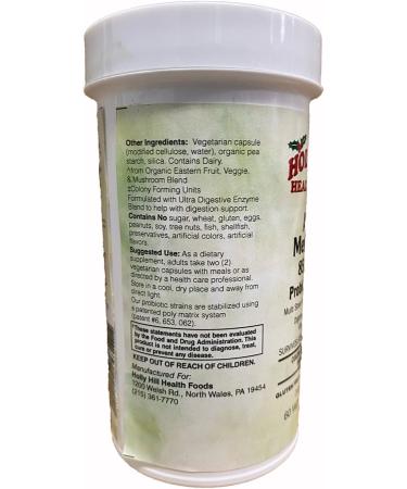 Holly Hill Health Foods Active Men's 50+ 85 Billion Probiotic Formula 60 Vegetarian Capsules - Buy Online on GoSupps.com