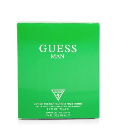 GUESS Man Eau de Toilette 2 Piece Travel Set - Cologne Spray 1.7 Fl. Oz. & Shower Gel 3.4 Fl. Oz. 5.1 Fl Oz (Pack of 1) - Buy Online on GoSupps.com