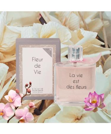 FLEUR DE VIE POUR FEMME EAU DE PARFUM 3.4 FL. OZ. BODY GLIMER PERFUME FOR WOMEN. CITRIC FLORAL FRAGRANCE. - Buy Online on GoSupps.com