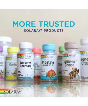 SOLARAY Pygeum Bark Extract 100mg for Healthy Prostate Support - 30 VegCaps | Vegan | Guaranteed 13mg Plant Sterols | 60-Day Guarantee - Buy Online on GoSupps.com