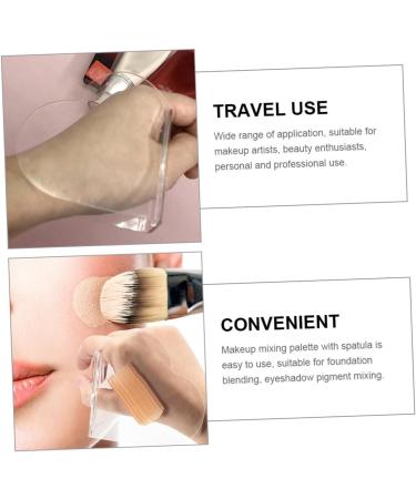  DIYEAH Makeup Mixing Palette Acrylic Foundation Mixing Plate Nail Art Palette Multi-purpose - Buy Online on GoSupps.com