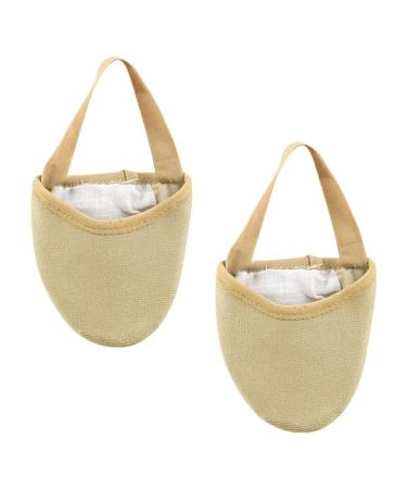 FOMIYES 1 Pair Yoga Toe Protector Womens Sock Blouson Tops for Women Ballet Point Shoe Pads Womens Ballet Shoes Women s Tops Pilates Socks Sole Insoles Nylon Women's Non-Slip Front Pad As Shown Large