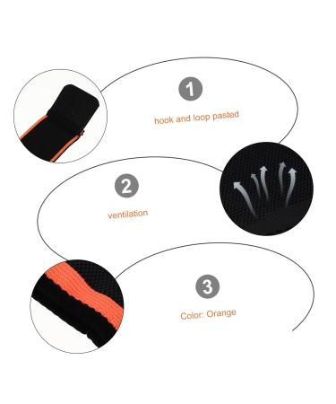 Milisten Elbow Protector Compression Sleeve - Elbow Guard Pads for Arm Support (Orange) | International Shipping Available - Buy Online on GoSupps.com