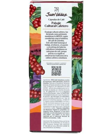 Juan Valdez Cultural Landscape Coffee Pods | Compatible with Nespresso Original Machines | 8 Capsules - Buy Online on GoSupps.com