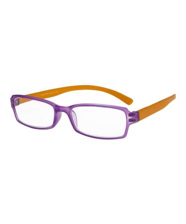 I NEED YOU reading glasses Hangover / +2.00 diopters/purple-orange 1 pack