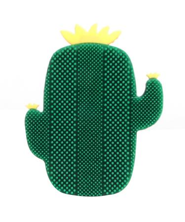 Silicone Facial Scrubber - Cactus Cleanser Brush for Face Washing