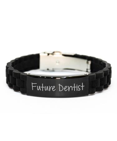 AddictiveDesignsCo Funny Gifts from Friends for Future Dentist Glide lock Clasp Bracelet Unique Christmas Memorable Presents for Men Women Coworkers