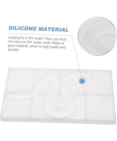 NUOBESTY 1pc Snake Mold Home Decor Silicone Molds Professionals Diy Mold Adults Diy Mold Manual Model 3d As Shown 30X18.5cm - Buy Online on GoSupps.com