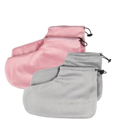 Housoutil 2 Pair Insulation Cotton Pink Care