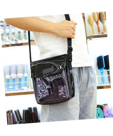 Balacoo Clear Makeup Bag - Versatile Crossbody Purse & Organizer for Cosmetics Hair Tools and Travel | PVC 21x20x5.5cm - Buy Online on GoSupps.com