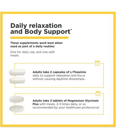 Integrative Therapeutics L-Theanine & Magnesium Glycinate Plus - Buy Online on GoSupps.com