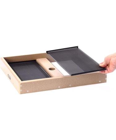 Birds Choice SNSC Platform Feeder with Removable Seed Trays | Medium Size | Pole Mount Seed Catcher Platform in Taupe - Buy Online on GoSupps.com