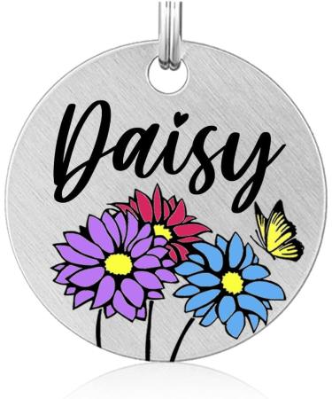 Personalized Colored Dog Tags | Engraved Stainless Steel Pet ID Pendants - Custom Name Signs for Dogs & Cats - Buy Online on GoSupps.com