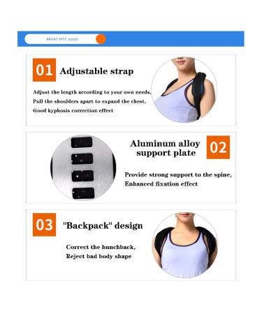 Postural Corrector Metal Extension Back Straightener Brace | Adjustable Hunch Relief & Spine Treatment Vest for Kyphosis Lordosis - Size M - Buy Online on GoSupps.com
