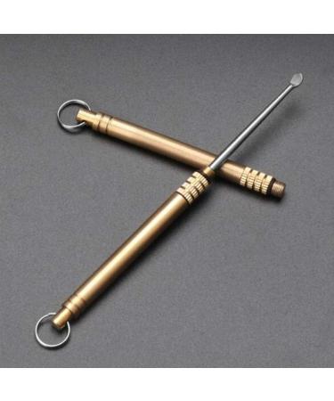 Titanium Alloy Ear Digger Kit - Ear Wax Removal Tool with Keychain | Ear Cleaner and Ear Pick for Earwax Removal - Buy Online on GoSupps.com