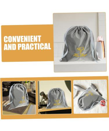 FOMIYES 2pcs Hair Dryer Storage Bag Hair Dryers Hair Blow Dryer Bag Drawstring Bags Carry Bag Classic Travel 30.00X25.00X0.50CM Grey - Buy Online on GoSupps.com