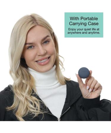 Bluedio NE Pro Quiet Ear Plugs - 40dB Noise Cancelling, Super Soft Reusable Hearing Protection for Sleep, Noise Sensitivity and Flights, Black - Buy Online on GoSupps.com