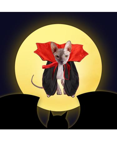 Halloween Pet Costume Dog Costume Cat Costume Dog Cape Costume Halloween Pet Cloak Interesting Dog Witch Costume for Small Medium Cats Dogs for Halloween Party - Buy Online on GoSupps.com