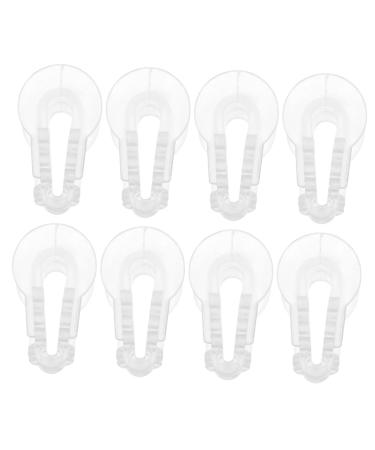 Hemoton 4 Pairs Splitter Yoga Tools Silicone Gel Pedicure Tools Bunion Splint Rubber Valgus Hammer Spacers Silica Gel Transparent Valgus Separator