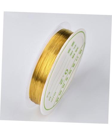 Healeved 3pcs Copper Wire Bead Stringing Wire Metal Material Metal Beading Wire Hand Decor Diy Jewelry Beading Wire for Jewelry Metal Bracelet Wire Flexible Beading Wire General Crafts Nail Goldenx3pcs mediumx3pcs - Buy Online on GoSupps.com